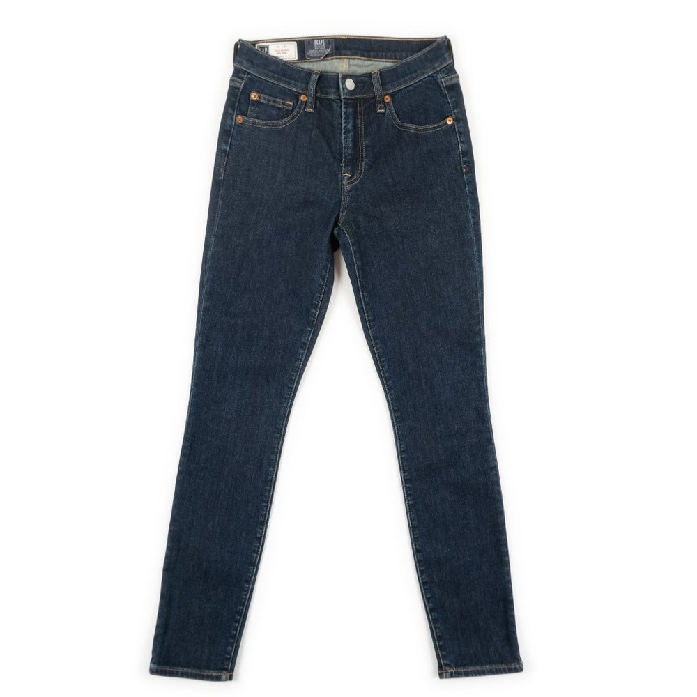 GAP Women's Skinny Jeans - Dark Blue